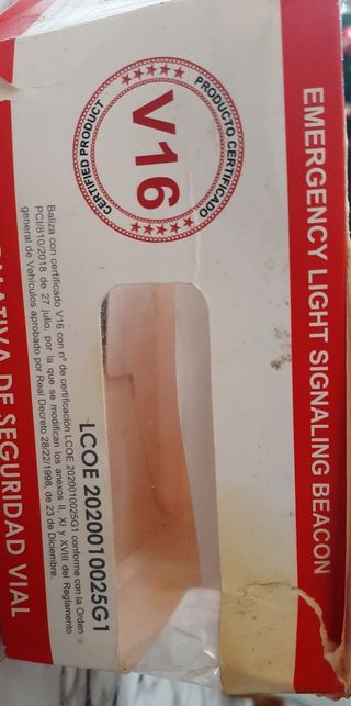 Baliza V16 SOS ROAD LED