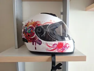 Casco Moto Diseño Mujer/Niña