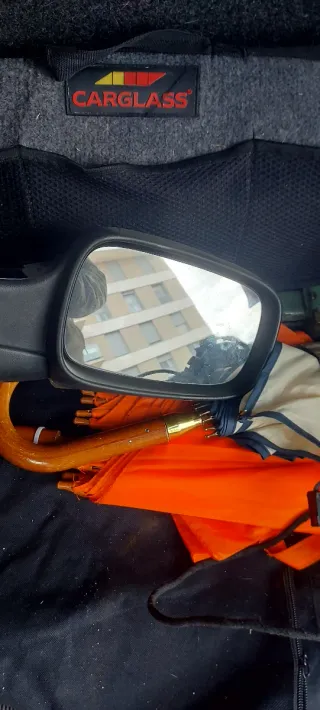 Retrovisor Renault Megane 2004+ lado derecho,gris