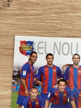 Cromo Megacracks Barça Campió 2004-2005