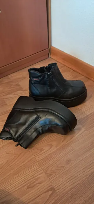 Botas plataforma negras Talla 38