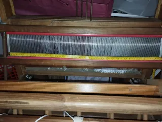 Telar de madera artesanal