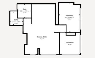 Piso en venta en Centro en Ferrol