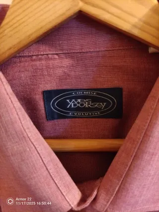 Camisa Ives Dorsey Manga Larga Talla 45-46