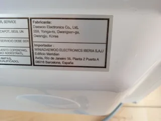 Microondas Daewoo Blanco