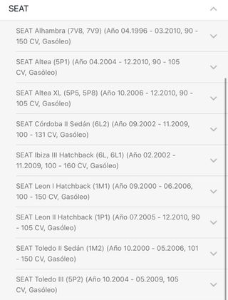 Árbol de levas VAG 1.9 TDI vw seat skoda audi