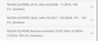 Árbol de levas VAG 1.9 TDI vw seat skoda audi