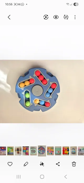 Rompecabezas giratorio tipo fidget