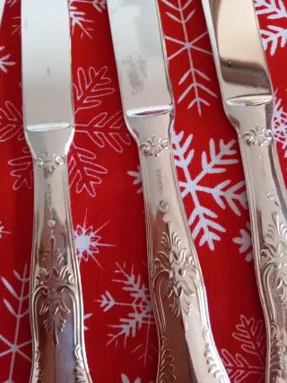 Posate placcate argento 800