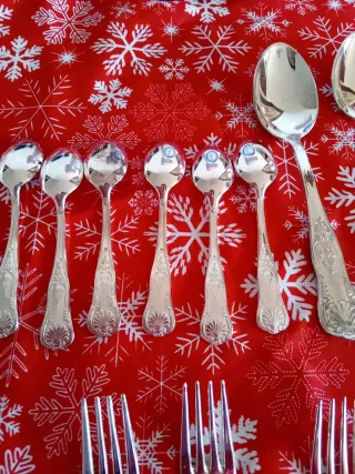 Posate placcate argento 800