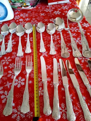 Posate placcate argento 800