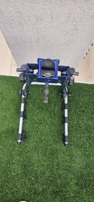 Portabicicletas Plegable Azul