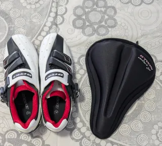 Zapatillas spinning B-PRO Talla 38 + Protector sil