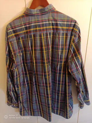 Camisa Emidio Tucci XL Cuadros Manga Larga