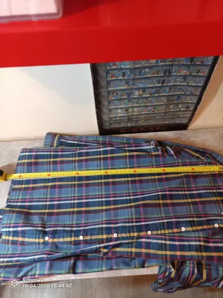 Camisa Emidio Tucci XL Cuadros Manga Larga