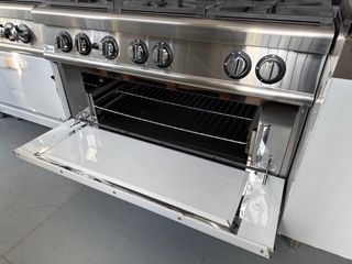 Cocina Profesional 6 Fuegos Acero Inoxidable