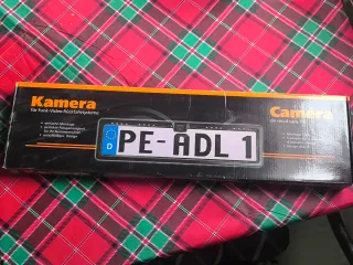 Portamatrículas con cámara LED