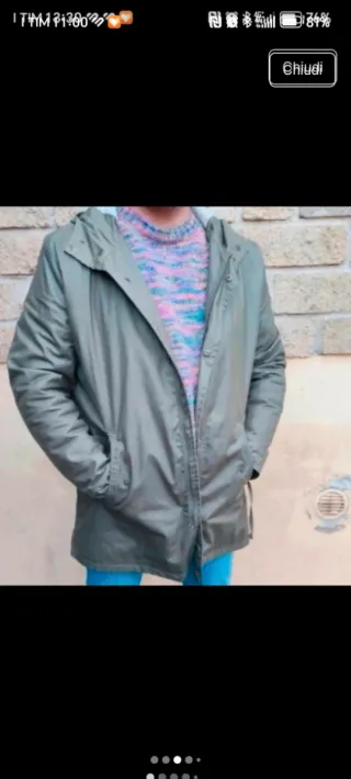 Parka Gymnasium Verde Oliva XXL