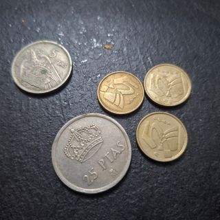 Lote de monedas de Peseta