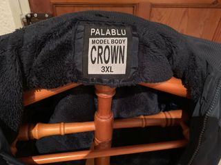 Abrigo de invierno azul