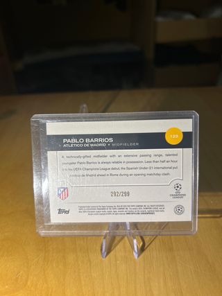 Carta Pablo Barrios 292/299 Topps