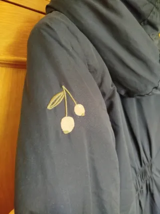 Cazadora 3 en 1 azul marino y verde.