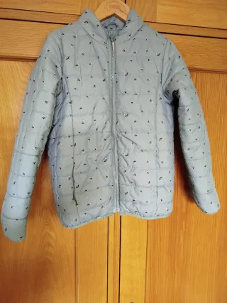 Cazadora 3 en 1 azul marino y verde.