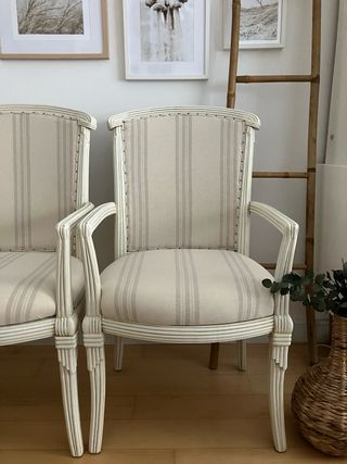 Sillones Luis XVI renovados