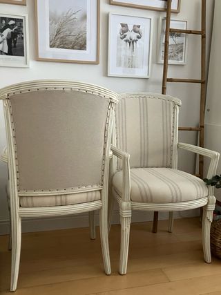 Sillones Luis XVI renovados