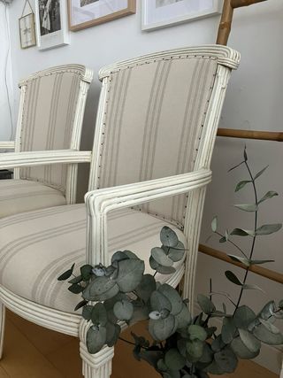 Sillones Luis XVI renovados