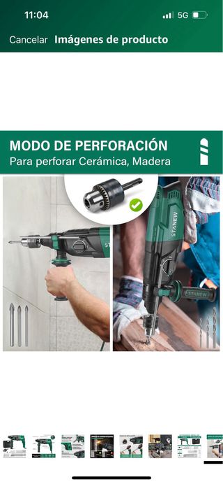 Taladro Percutor SDS Plus 950W STANew