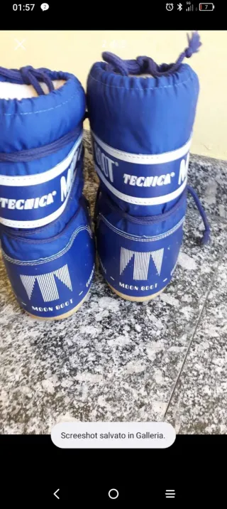 Moon Boot doposci blu