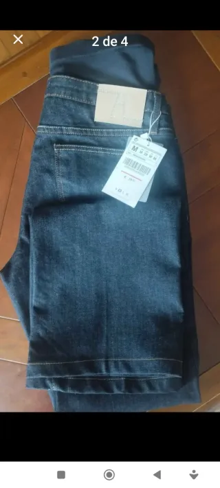 Falda premamá vaquera