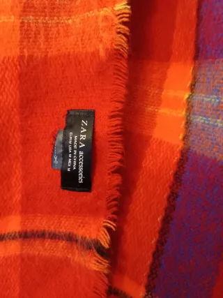 Bufanda Zara XXL cuadros