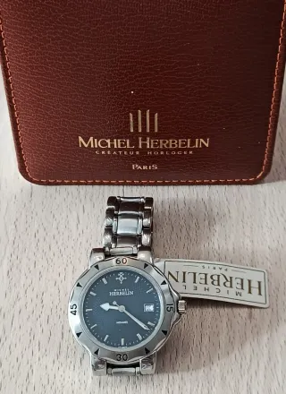 Reloj Michel Herbelin Mujer Azul/Plata