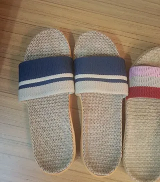 3 Pares Sandalias Planas Varias 38