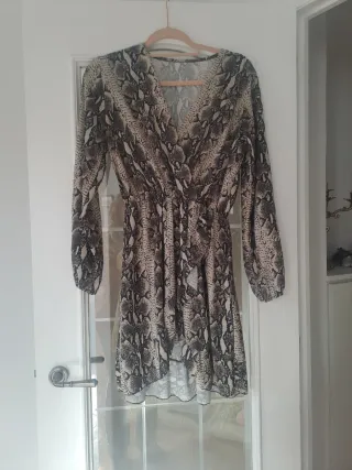Vestido estampado animal print