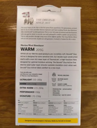 Pantalones térmicos / mallas térmicas DEVOLD