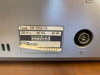 Philips VR2334 Video 2000 funcionando