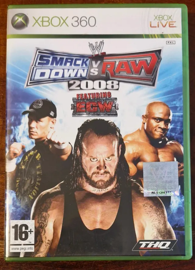 🇪🇦 WWE Smackdown vs Raw 2008 Xbox 360 NUEVO