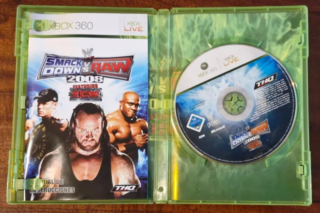 🇪🇦 WWE Smackdown vs Raw 2008 Xbox 360 NUEVO