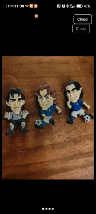 3 Calamite Calciatori Buffon, Maldini, Nesta