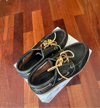 Náuticos de piel negros