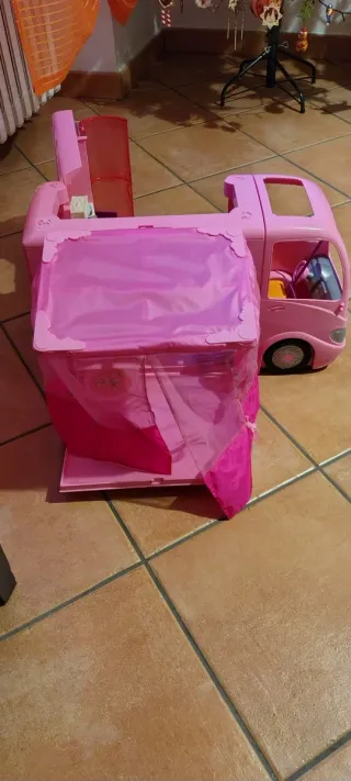 Camper Barbie Rosa Giocattolo