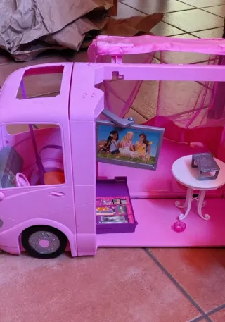 Camper Barbie Rosa Giocattolo