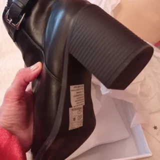 Botines negros tacón bloque