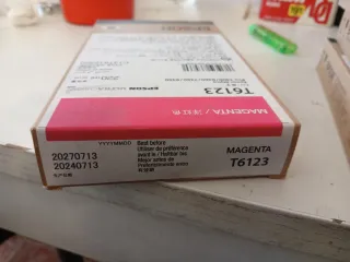 Tinta Epson Magenta T6123