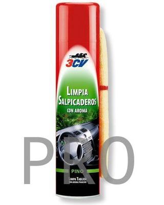 Limpia salpicaderos aroma pino más gamuza
