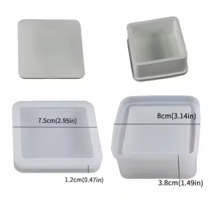 Molde Silicona para resina o yeso Casas