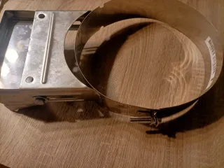 Abrazadera chimenea extensible 230mm